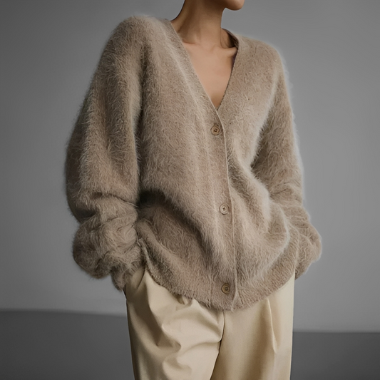 Adriene - Cardigan de iarnă larg și confortabil pentru femei