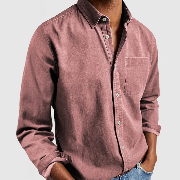 Evander – Cămașă Casual din Denim pentru Bărbați