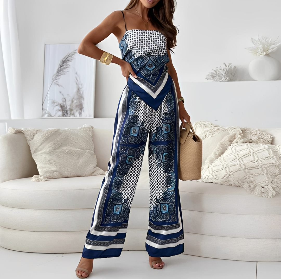 Amellia - Ansamblu top și pantalon pentru femei