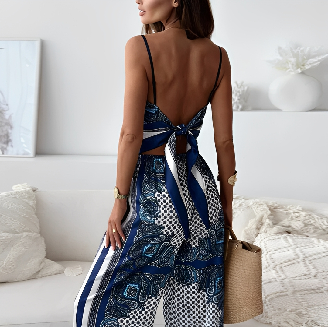 Amellia - Ansamblu top și pantalon pentru femei