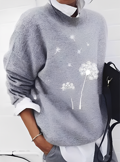 Milly - Pulover stilizat, lejer cu print pentru femei