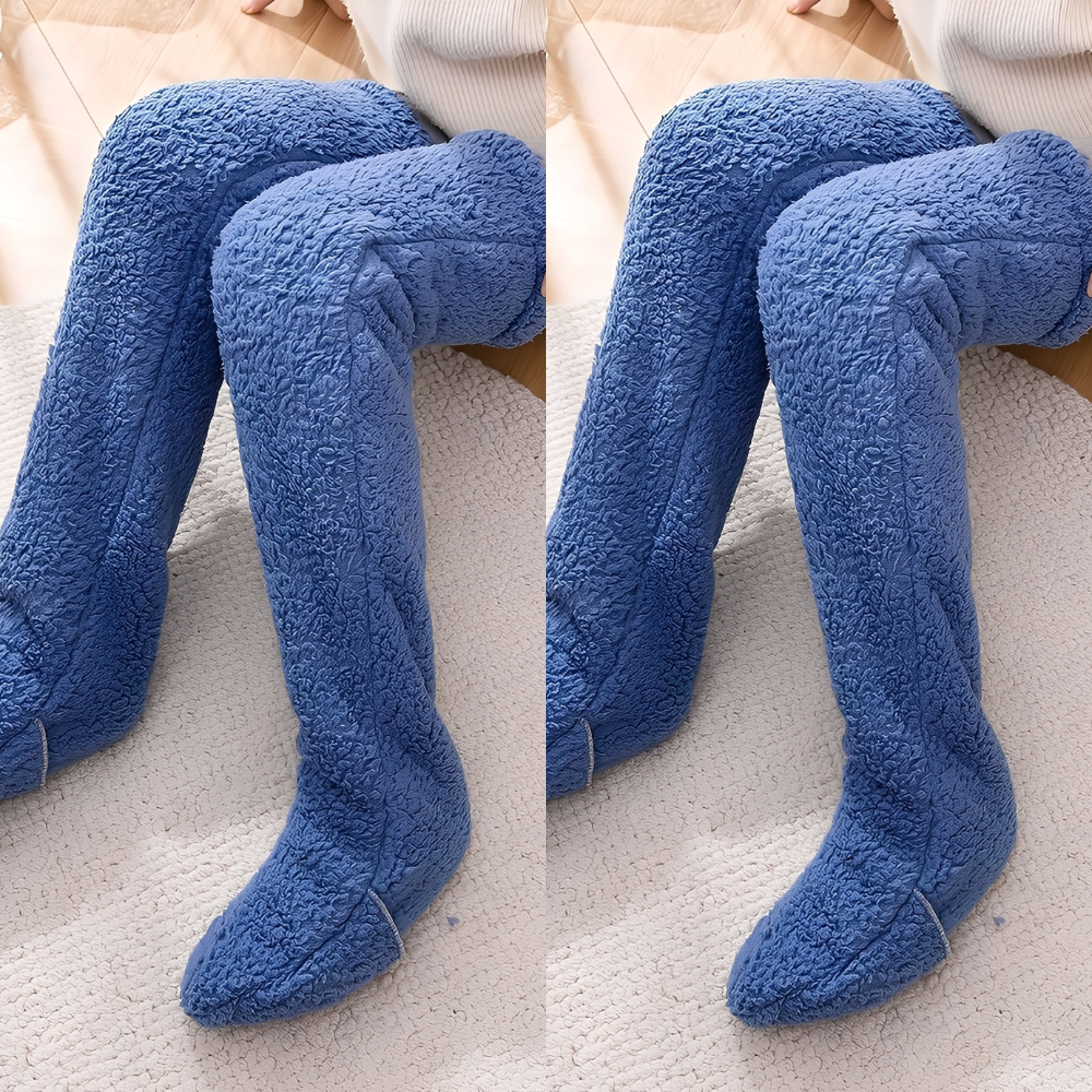 Camellia - Șosete de iarnă calde, peste genunchi, pentru femei