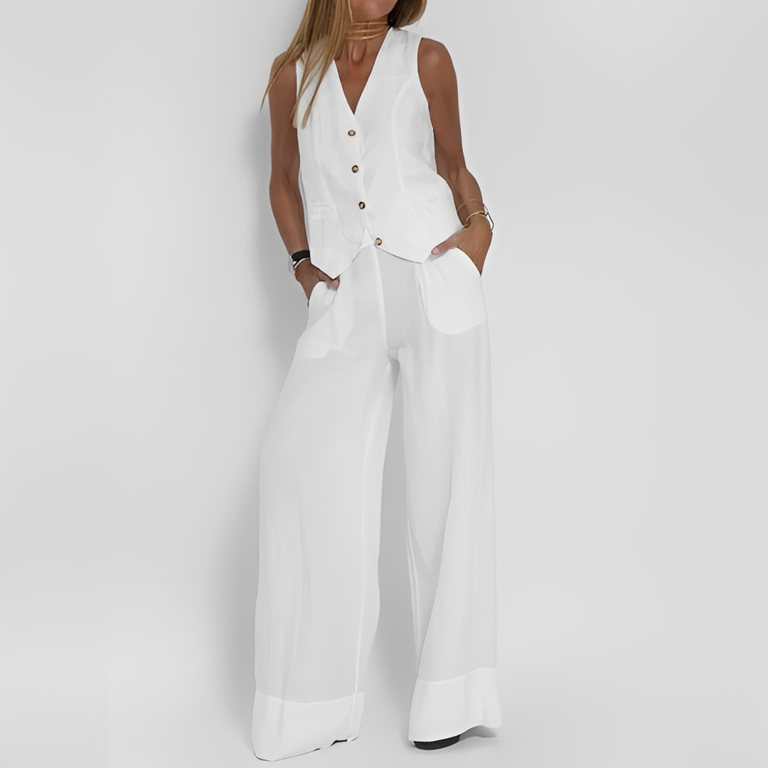 Kaithlyn - Elegant ansamblu două piese de vară pentru femei