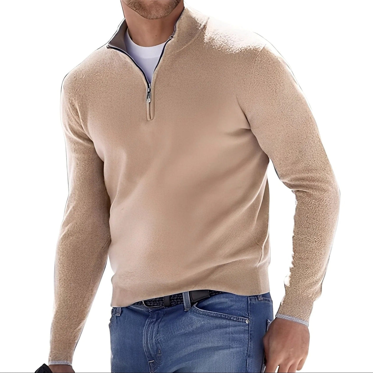 Ralph - Pulover Casual pentru Bărbați cu Fermuar