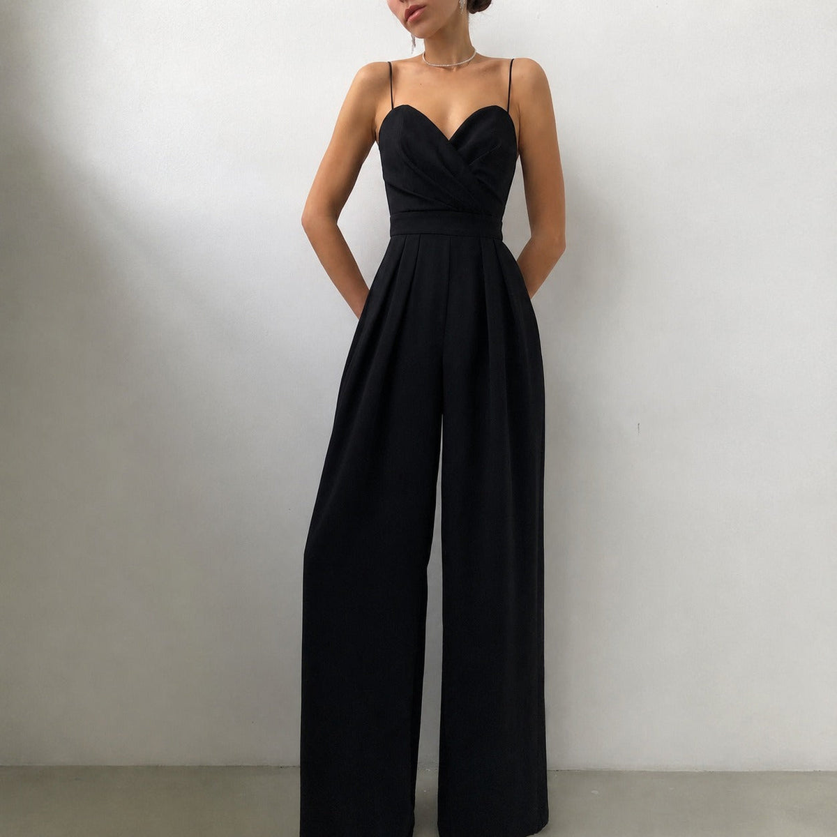 Becca - Salopetă elegantă cu talie înaltă