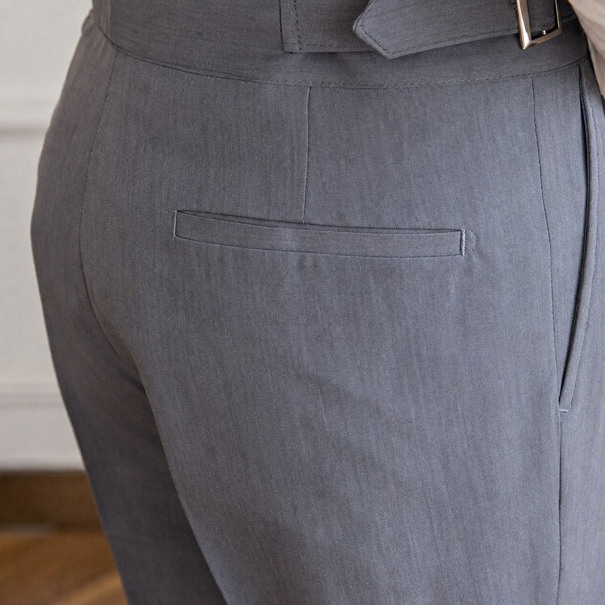 Bronson - Pantaloni eleganți pentru bărbați cu cataramă reglabilă