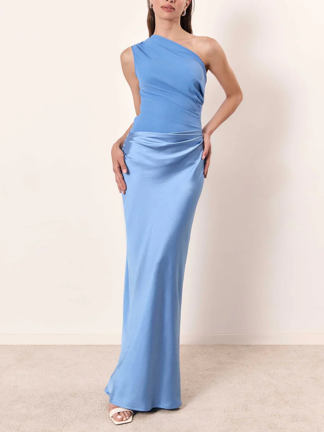 Anita- Rochie maxi elegantă cu un umăr