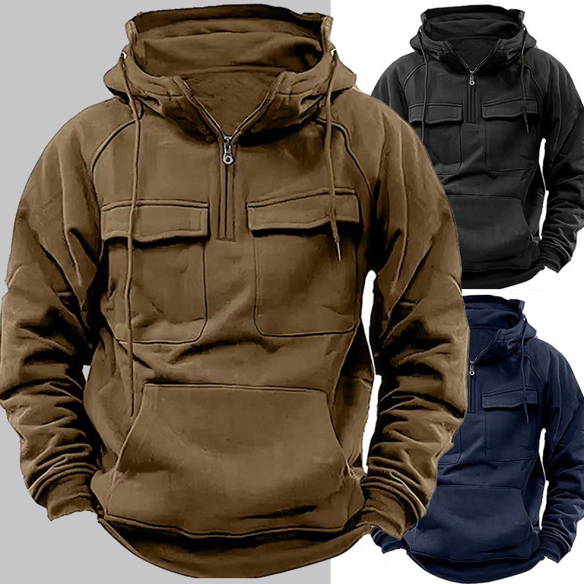 Jaxon – Jachetă Streetwear cu Glugă și Design Elegant