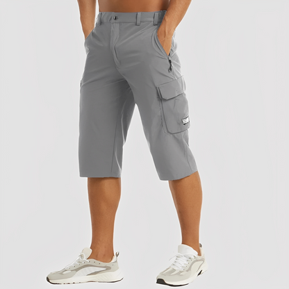 Adrienie - Pantalon cargo elastic pentru bărbați