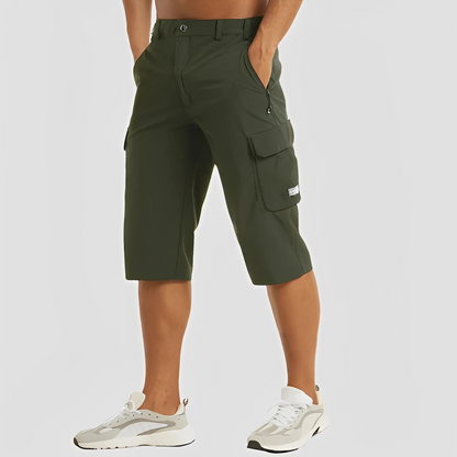 Adrienie - Pantalon cargo elastic pentru bărbați