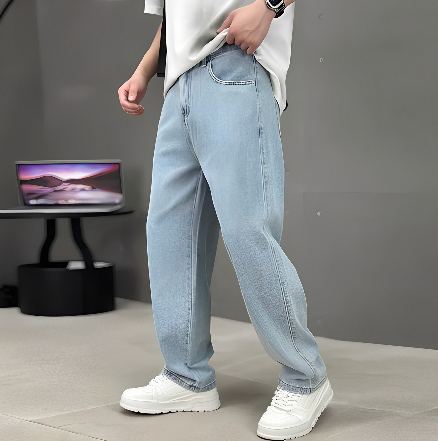 Aadan - Pantalon larg și comod pentru bărbați