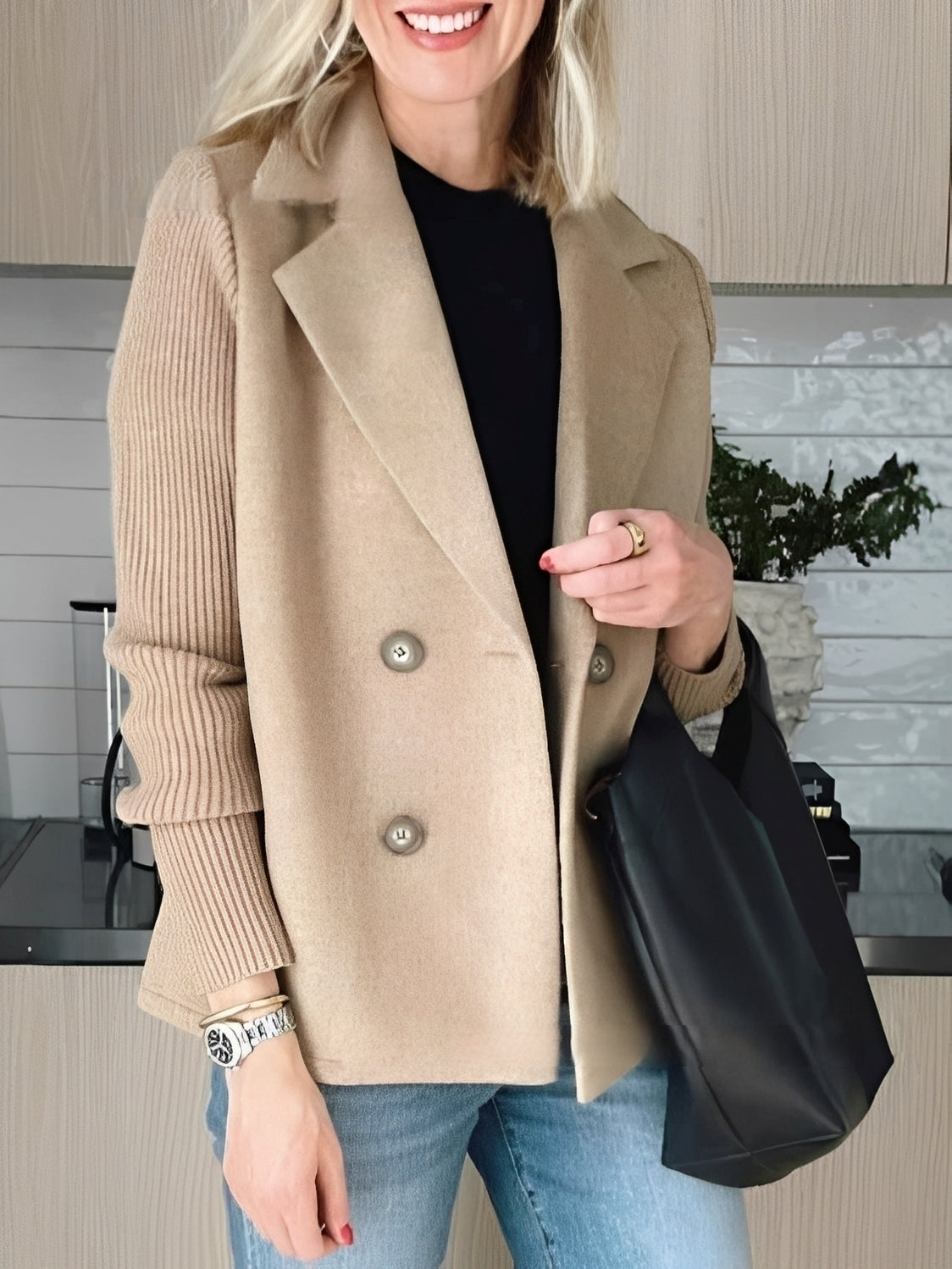 Alannah - Sacou de lână elegant pentru femei