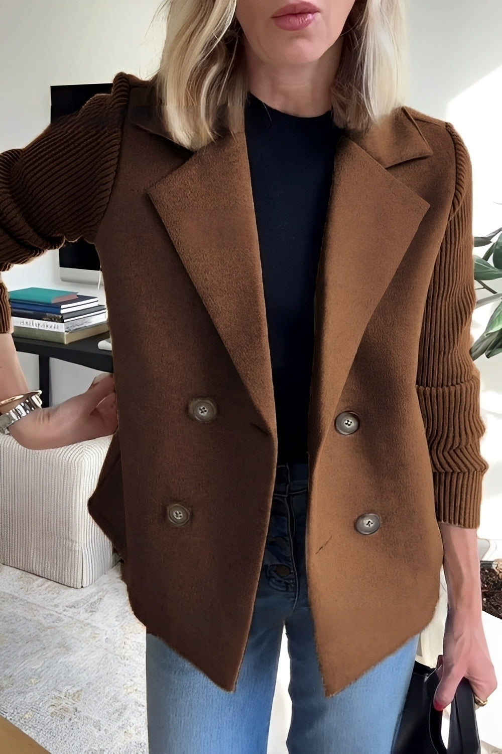 Alannah - Sacou de lână elegant pentru femei