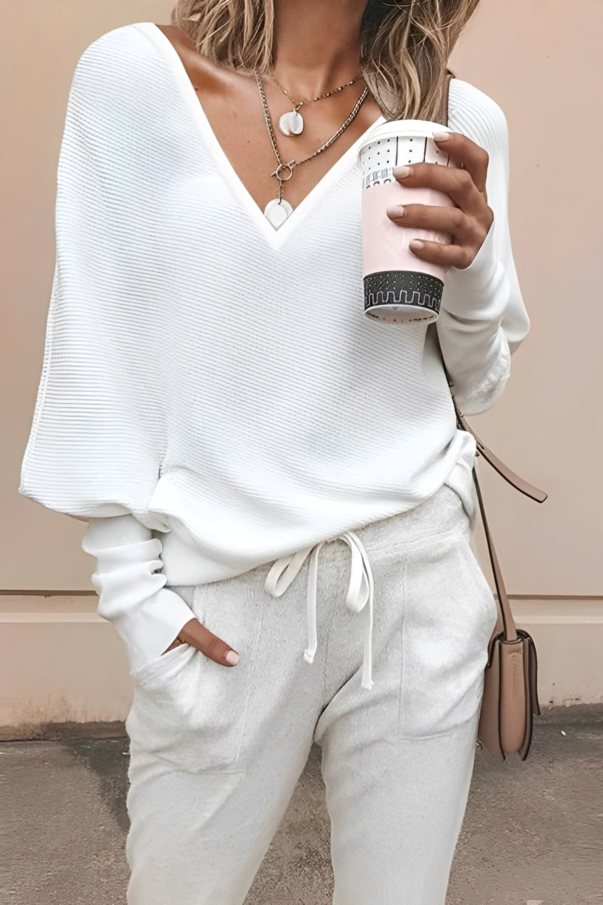 Regena - Bluza cu mâneci lungi relaxată pentru femei