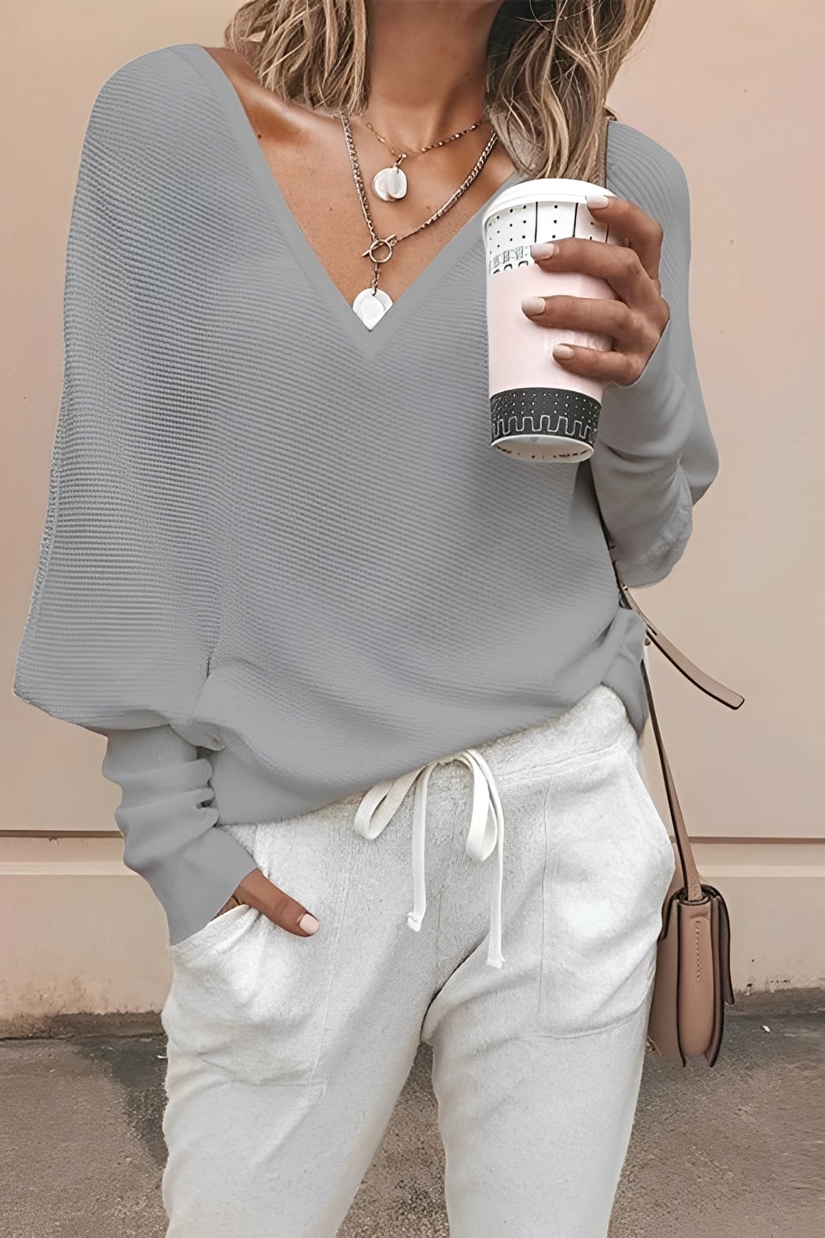 Regena - Bluza cu mâneci lungi relaxată pentru femei