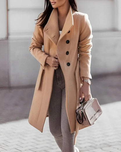 Deena - Palton elegant și confortabil din lână pentru femei