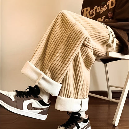 Kristian - Stil, pantaloni jogging cord lejeri pentru bărbați