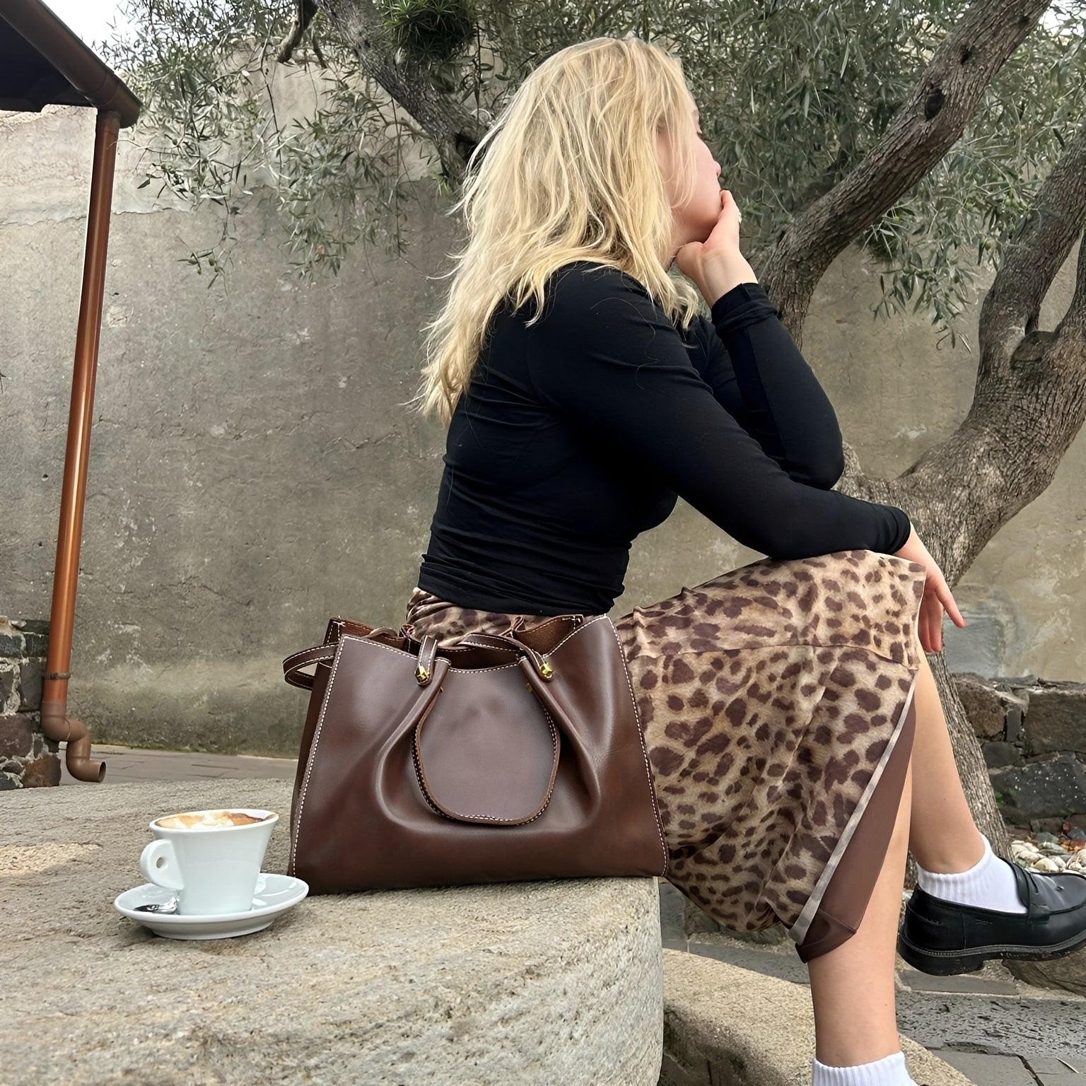 Sabrina - Geantă Elegantă Retro de Umăr