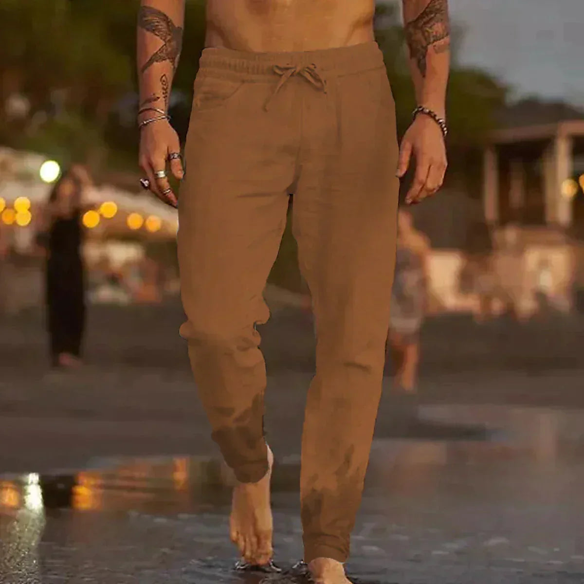 Linford - Pantaloni din in pentru bărbați